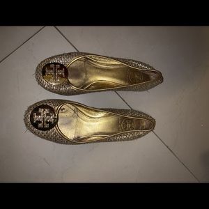 Tory Burch Straw Flats
